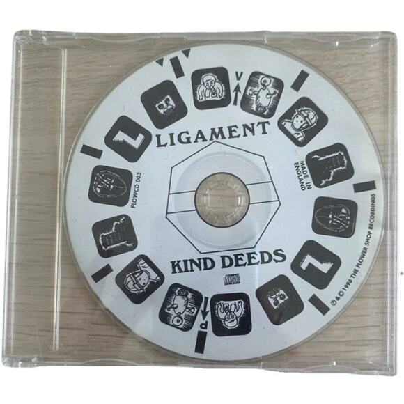 Ligament Kind Deeds 1996 CD No Booklet Disc Only Very Good Plus UK Import Indie - Picture 1 of 2